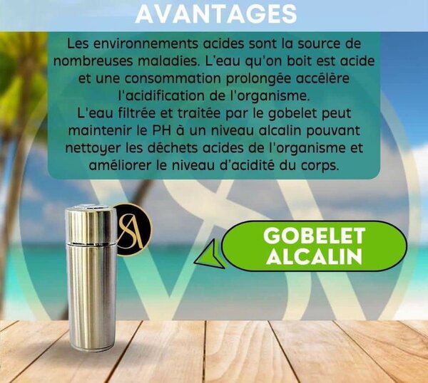 Gobelet Alcalin Filtrant