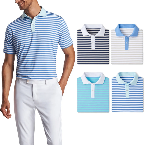 Polo rayé pour homme