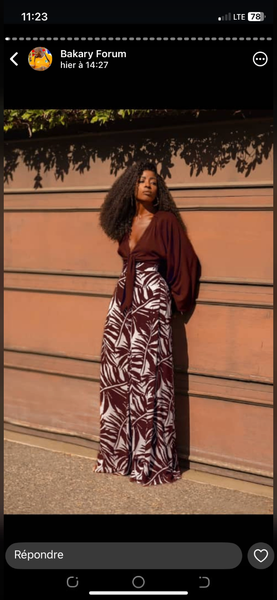 Robe longue bohème chic