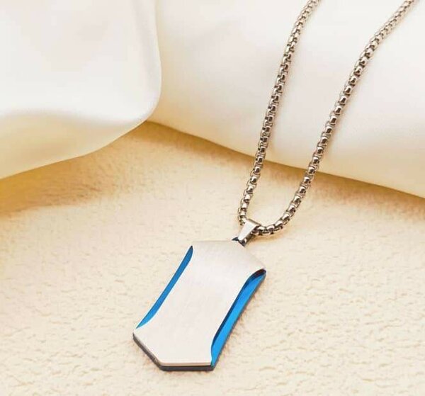 Stainless Steel Tag Necklace