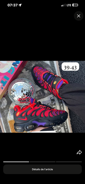 Baskets Air Colorées Sport