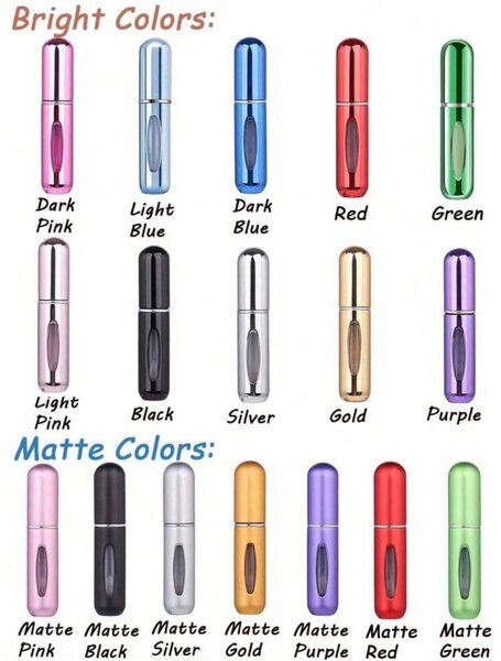 Vaporisateur de parfum coloré