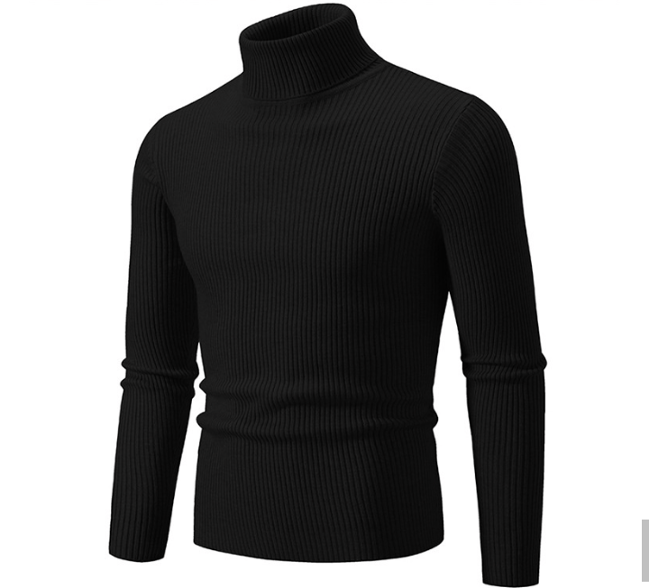 Men's Knitted Turtleneck Sweater