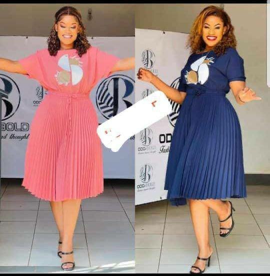 Robe plissée élégante femme