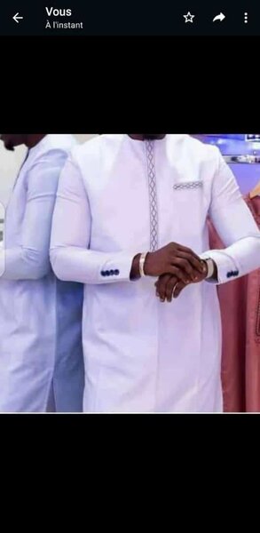 Boubou élégant pour hommes