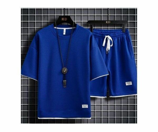 Ensemble décontracté bleu