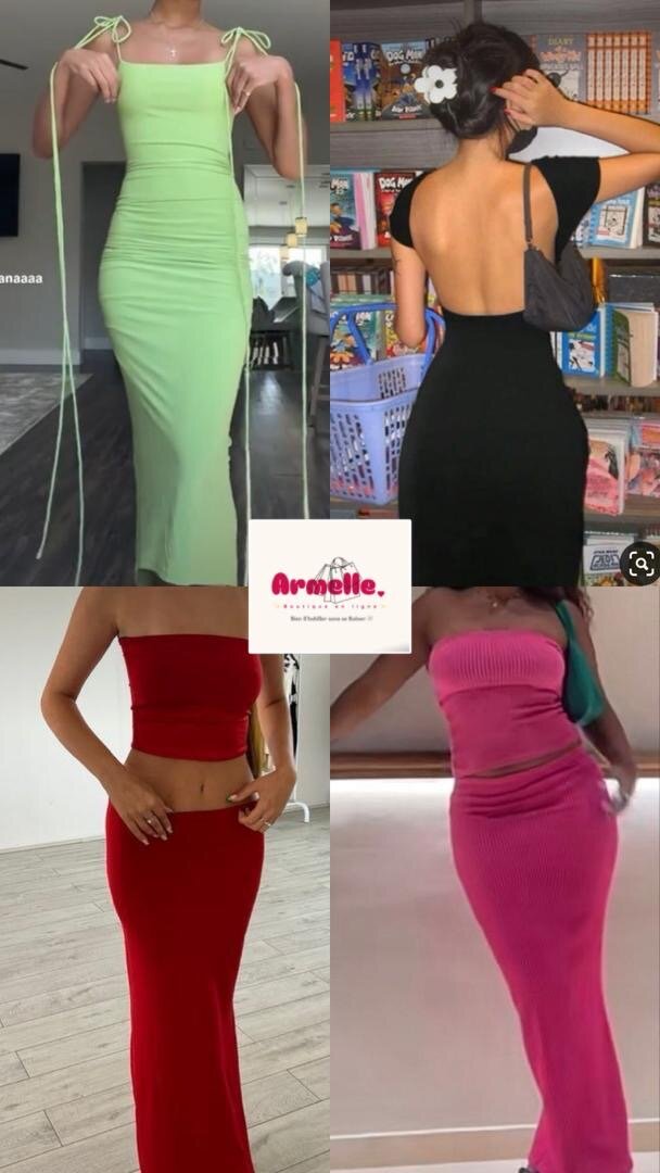 Robes élégantes moulantes