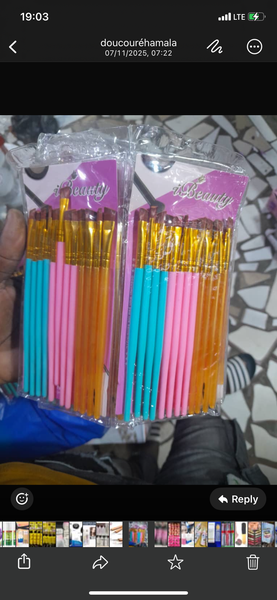 Colorful Beauty Brushes Set