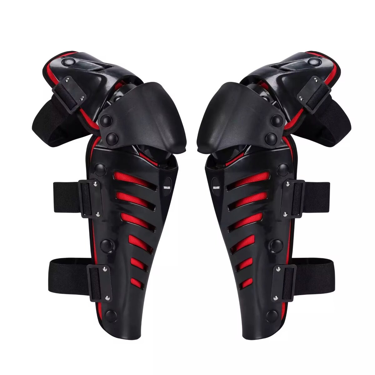 Protège-genoux moto réglables