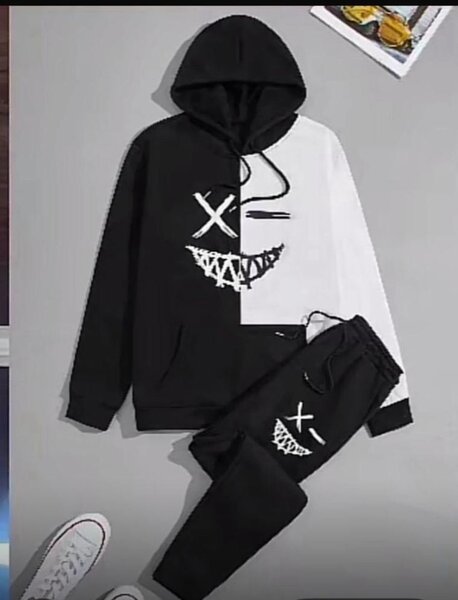 Ensemble sweat à capuche graffiti