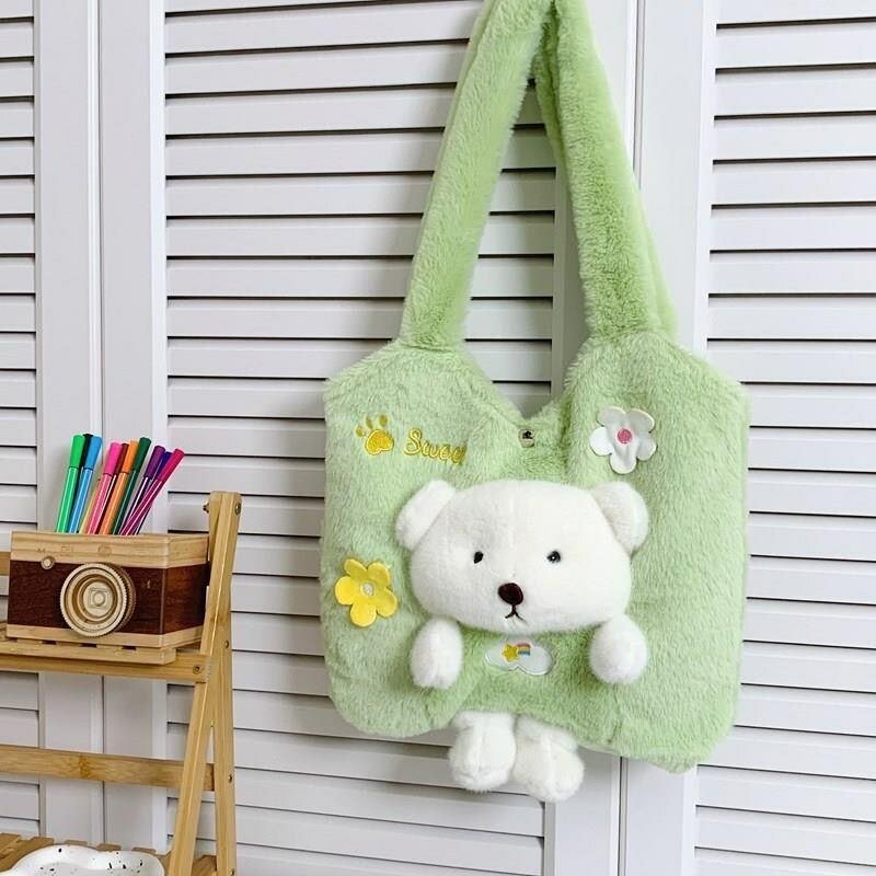Sac à main peluche ours mignon