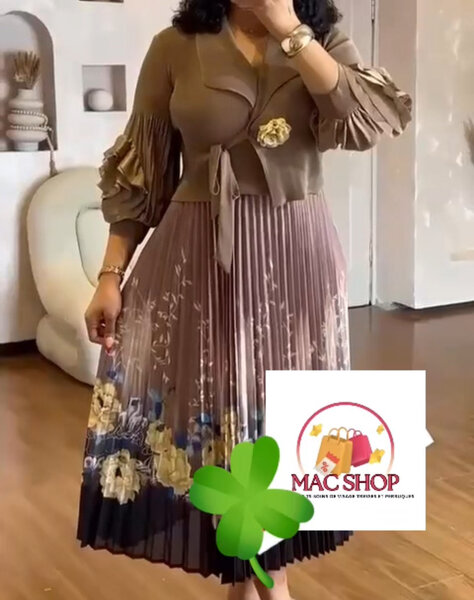 Robe Élégante à Fleurs