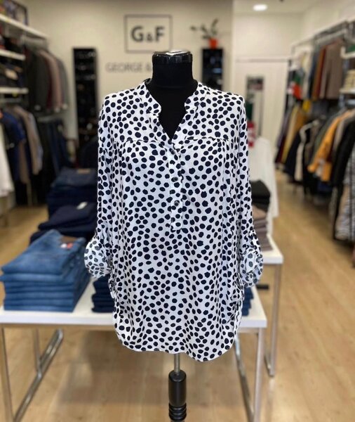 Chemise imprimée pour femme élégante