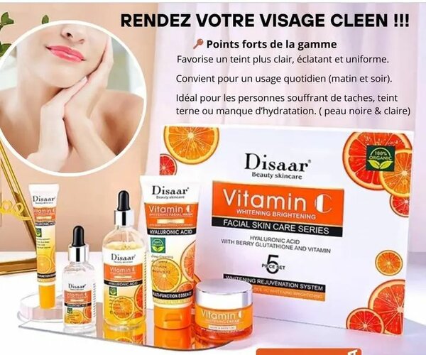 Kit soins visage Vitamine C