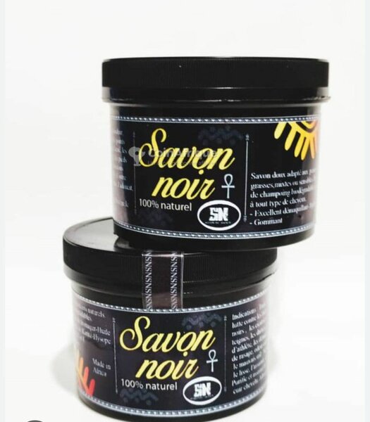 Lot de 02 savons noirs