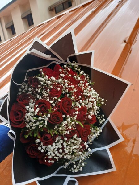 Bouquet de roses rouges