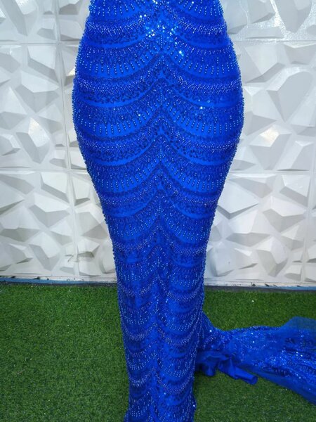 Robe sirène à sequins