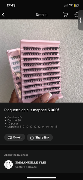 D Curl Mapped Lashes Cluster