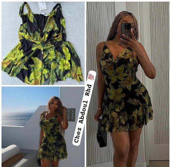 Robe imprimée fleurie chic