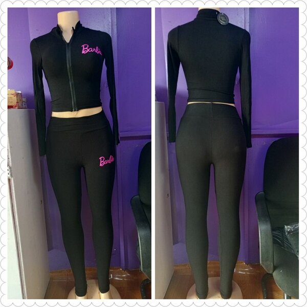 Ensemble sport femme style Barbie