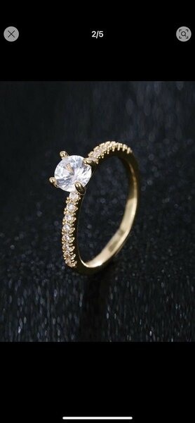 Bague de promesse et fiançaill