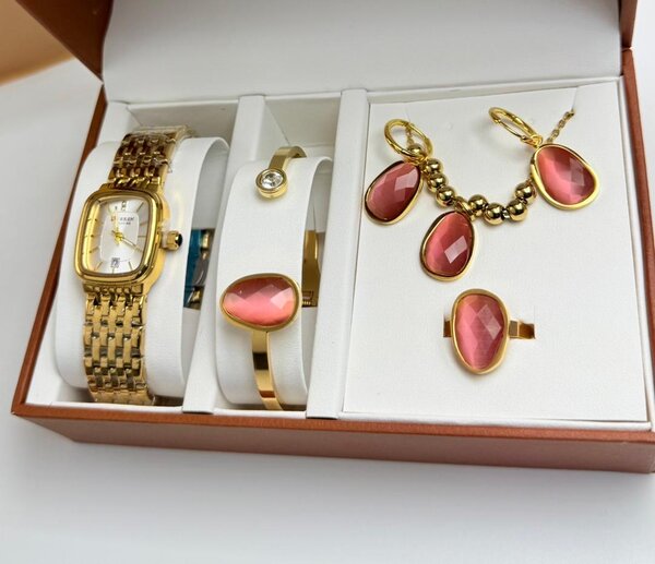Coffret Montre et Bijoux Élégant