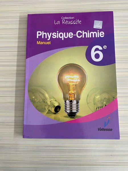 Manuel Physique-Chimie 6e