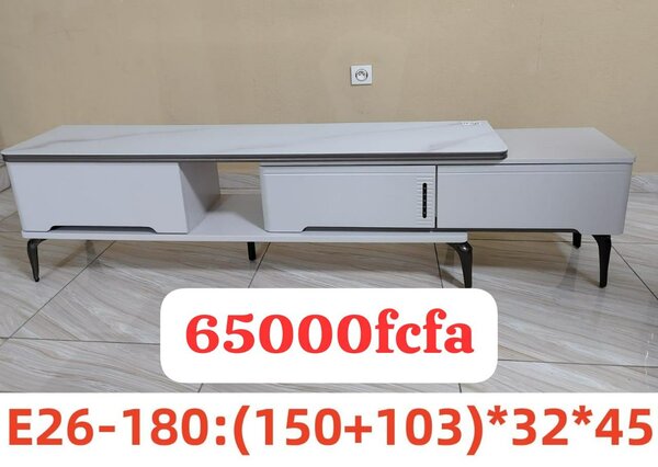 Meuble TV moderne blanc