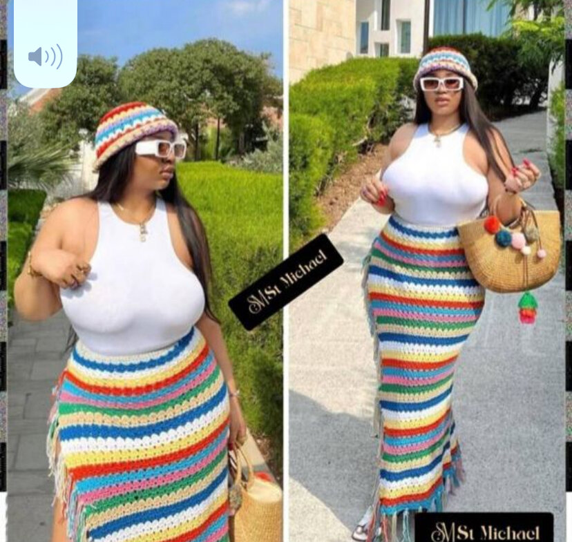 Colorful Crochet Outfit Set