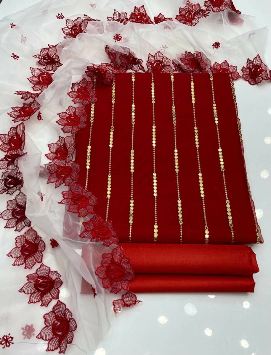 Eid collection organza 3 pc