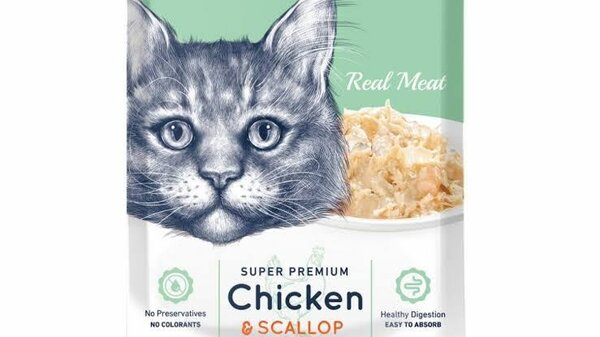 Wanpy Adult Cat Real Meat Chicken & Scallop 85 g Pouch