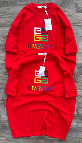 T-shirt rouge unisexe