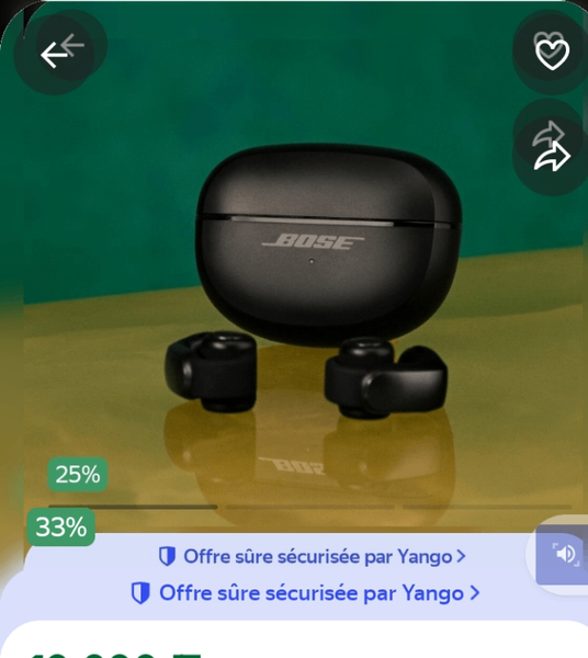 Écouteurs Bose Bluetooth Noir