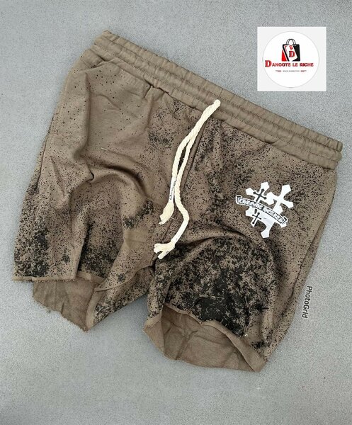 Shorts homme motif croix