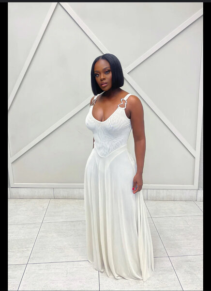 Elegant White Maxi Dress