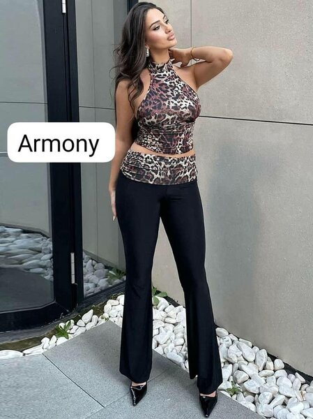 Top léopard mode femme