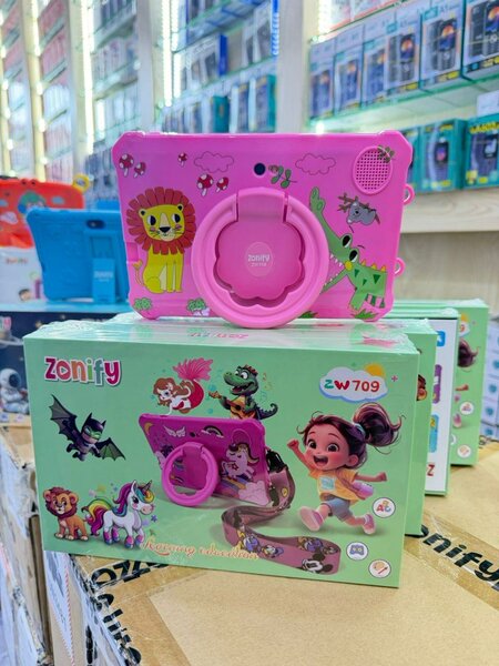 Kids Tablet with Stand Pink