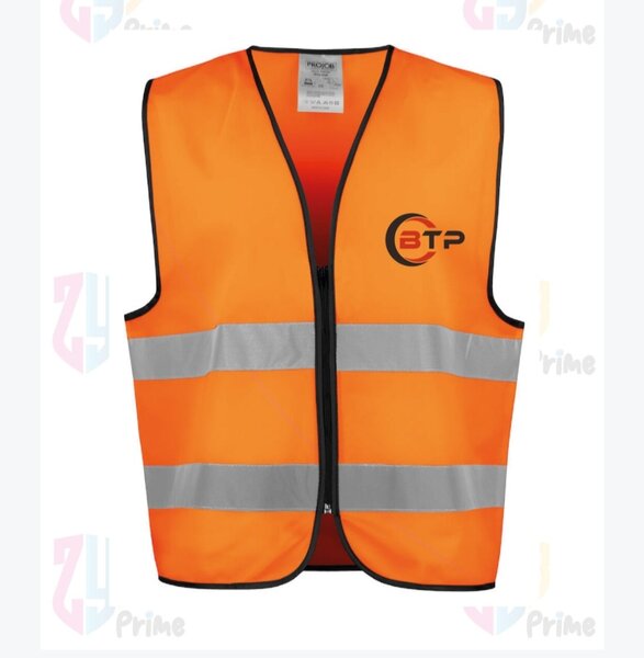 Gilet – Chasuble Mixte Personnalisé Orange