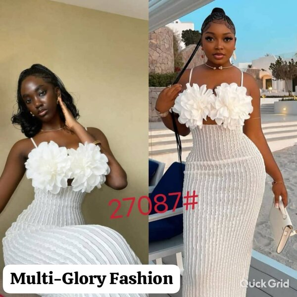 Robe élégante florale femme