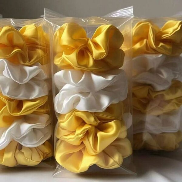 Lot de chouchous en satin