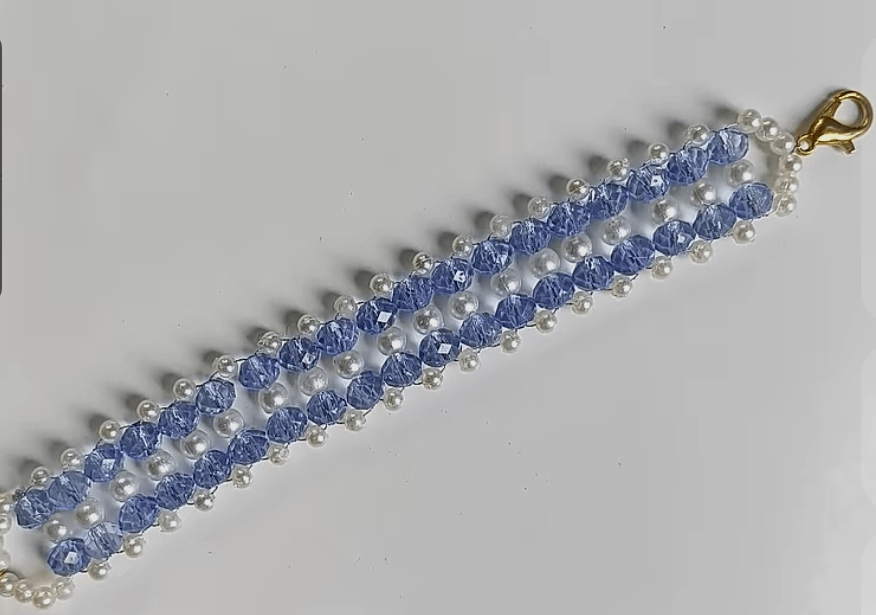 Crystal beaded bracelets