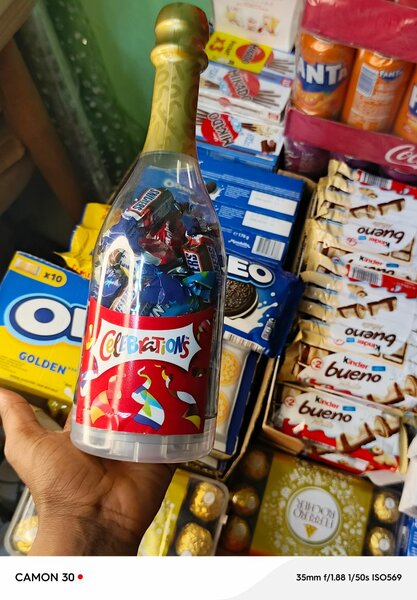 Bouteille de bonbons cadeaux