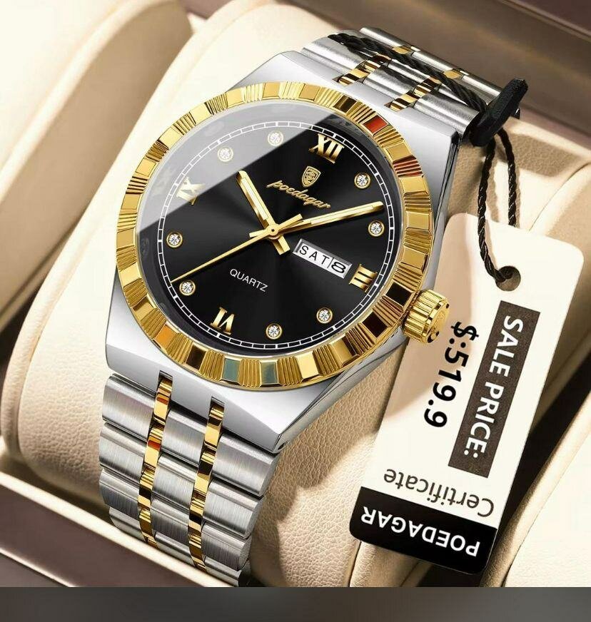 Montres Homme Acier Luxe