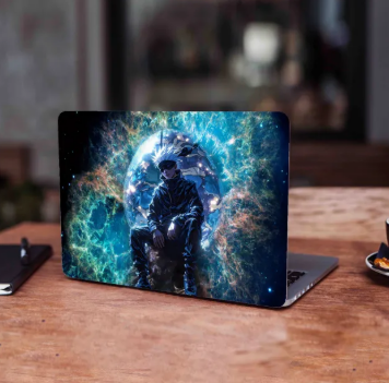 Gojo Satoru Anime background Laptop Back Vinyl Skin Sticker 13 13.3 14.6 15 15.4 15.6 Inches Laptop Skin Stickers