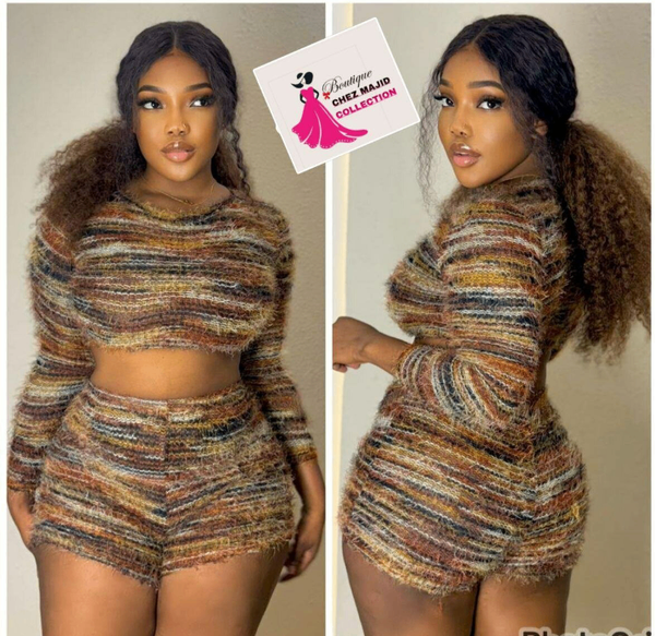 Ensemble en Tricot Douillet Femme