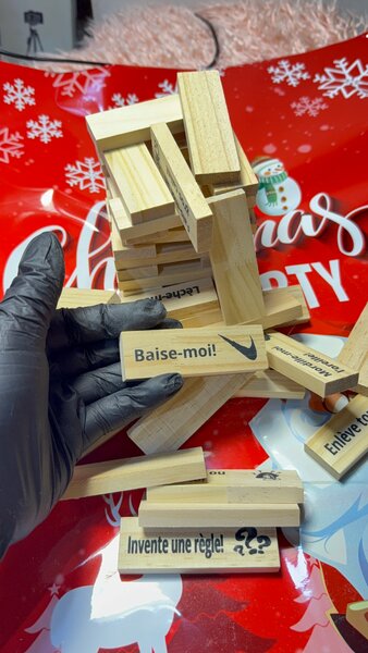 Jeu de blocs empilables adulte