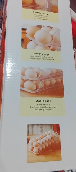 Boîte à œufs double rangée