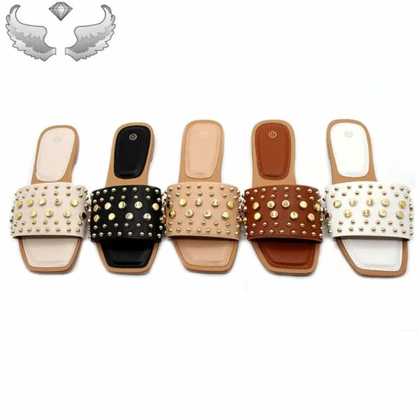 Sandales élégantes à clous