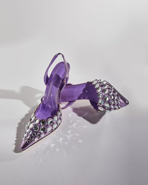Chaussures à talons hauts femme violet