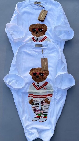 T-shirt ours en peluche brodé